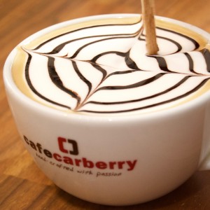 Cappuccino coffee at Cafe Carberry Catering Belfast.